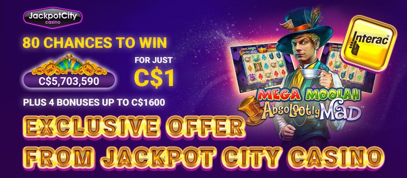 				Jackpot City Casino: bônus exclusivo € 1.600 + 80 fs							 picture 1